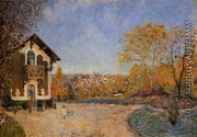 View of Marly-le-Roi from House at Coeur-Colant - Alfred Sisley