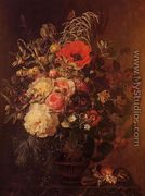 Still Life with Flowers in a Greek Vase - Johan Laurentz Jensen