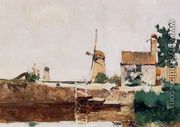 Windmills, Dordrecht - John Henry Twachtman