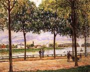 Promenade of Chestnut Trees - Alfred Sisley
