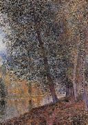 Banks of the Loing, Autumn - Alfred Sisley
