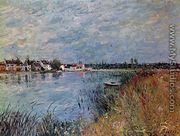Riverbank at Saint-Mammes - Alfred Sisley