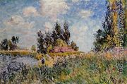 Landscape - The Banks of the Loing at Saint-Mammes - Alfred Sisley