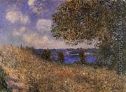 Near the Bank of the Seine at By - Alfred Sisley