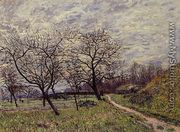 Between Veneux and By - December Morning - Alfred Sisley