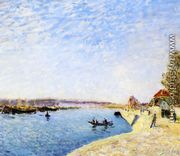 Saint-Mammes and the Banks of the Loing - Alfred Sisley