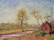 Road from Veneux to Moret on a Spring Day - Alfred Sisley