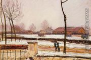Winter Landscape, Moret - Alfred Sisley
