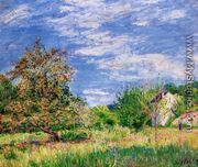 Orchard in Spring I - Alfred Sisley