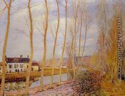 The Loing Canal at Moret - Alfred Sisley