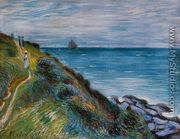 On the Cliffs, Langland Bay, Wales - Alfred Sisley