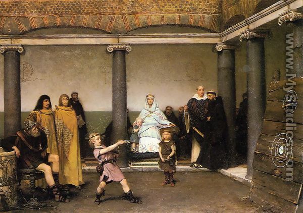 The Education of the Children of Clovis I - Sir Lawrence Alma-Tadema