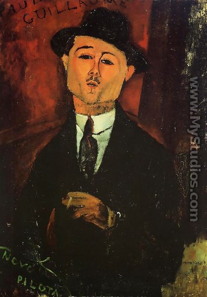 Portrait of Paul Guillaume - Novo Pilota - Amedeo Modigliani