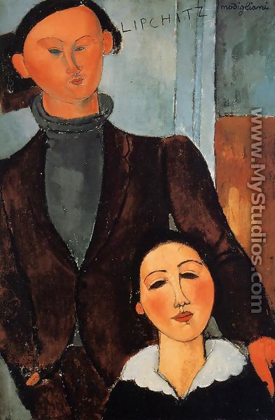 Jacques Lipchitz and His Wife - Amedeo Modigliani