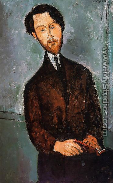 Portrait of Leopold Zborowski - Amedeo Modigliani