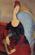 Portrait of Jeanne Hebuterne Seated in an Armchair - Amedeo Modigliani