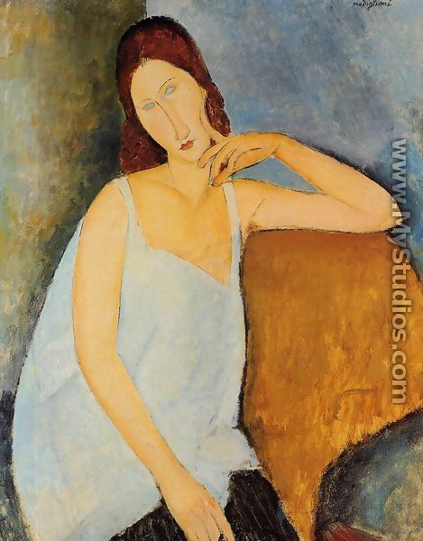 Portrait of Jeanne Hebuterne II - Amedeo Modigliani