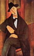 Portrait of Mario Varvogli - Amedeo Modigliani