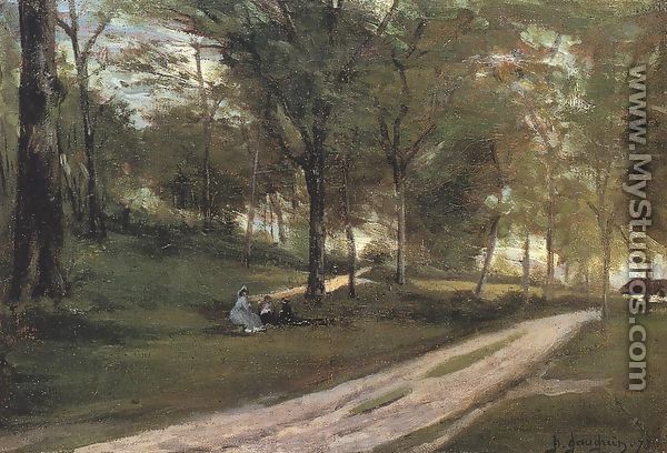 In the Forest, Saint-Cloud II - Paul Gauguin