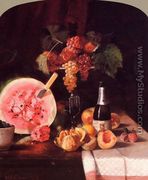 Still Life with Watermelon - William Merritt Chase