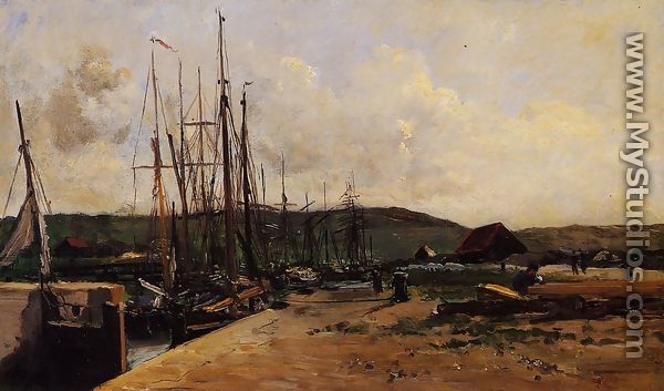 Fishing Port - Charles-Francois Daubigny