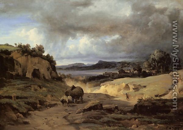 The Roman Campagna - Jean-Baptiste-Camille Corot