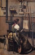 The Artist's Studio I - Jean-Baptiste-Camille Corot
