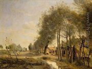 The Sin-le-Noble Road near Douai - Jean-Baptiste-Camille Corot