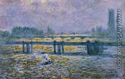 Charing Cross Bridge, Reflections on the Thames - Claude Oscar Monet