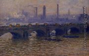 Waterloo Bridge, Grey Weather - Claude Oscar Monet