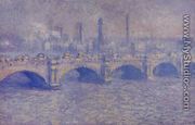 Waterloo Bridge, Sunlight Effect II - Claude Oscar Monet