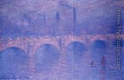 Waterloo Bridge, Hazy Sun - Claude Oscar Monet