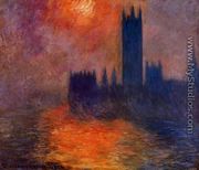 Houses of Parliament, Sunset I - Claude Oscar Monet