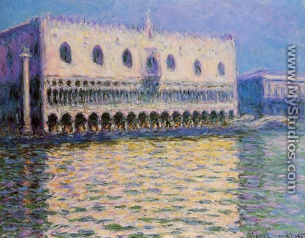 The Palazzo Ducale I - Claude Oscar Monet