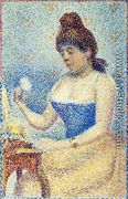 Study for 'Young Woman Powdering Herself' - Georges Seurat