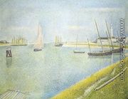 The Channel at Gravelines, in the Direction of the Sea - Georges Seurat