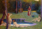 Bathers in the Evening - Hippolyte Petitjean