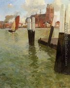L'Embarcadere, Dordrecht - Fritz Thaulow