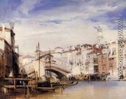The Rialto, Venice - Richard Parkes Bonington