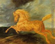 A Horse Frightened by Lightening - Theodore Gericault