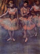 Three Dancers before Exercise - Edgar Degas