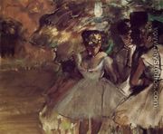 Three Dancers behind the Scenes - Edgar Degas