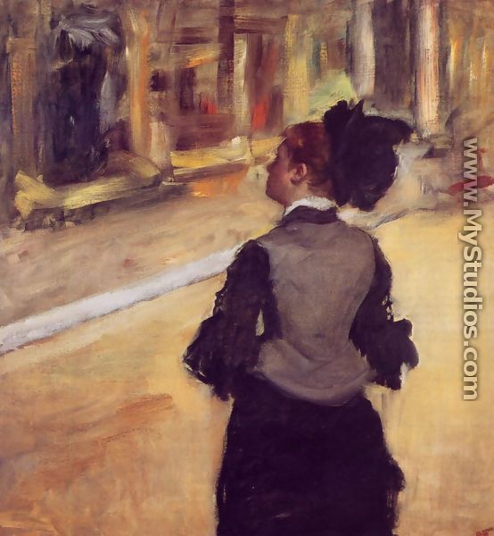 A Visit to the Museum - Edgar Degas