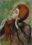 Woman Combing Her Hair III - Edgar Degas