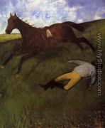 The Fallen Jockey - Edgar Degas
