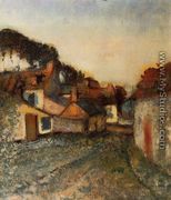 Village Street - Edgar Degas