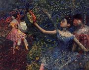 Dancer and Tambourine - Edgar Degas