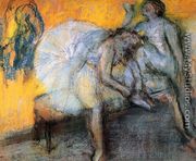 Two Dancers Resting I - Edgar Degas