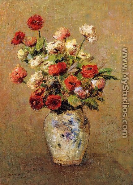 Bouquet of Flowers I - Odilon Redon