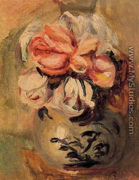 Vase of Flowers III - Pierre Auguste Renoir